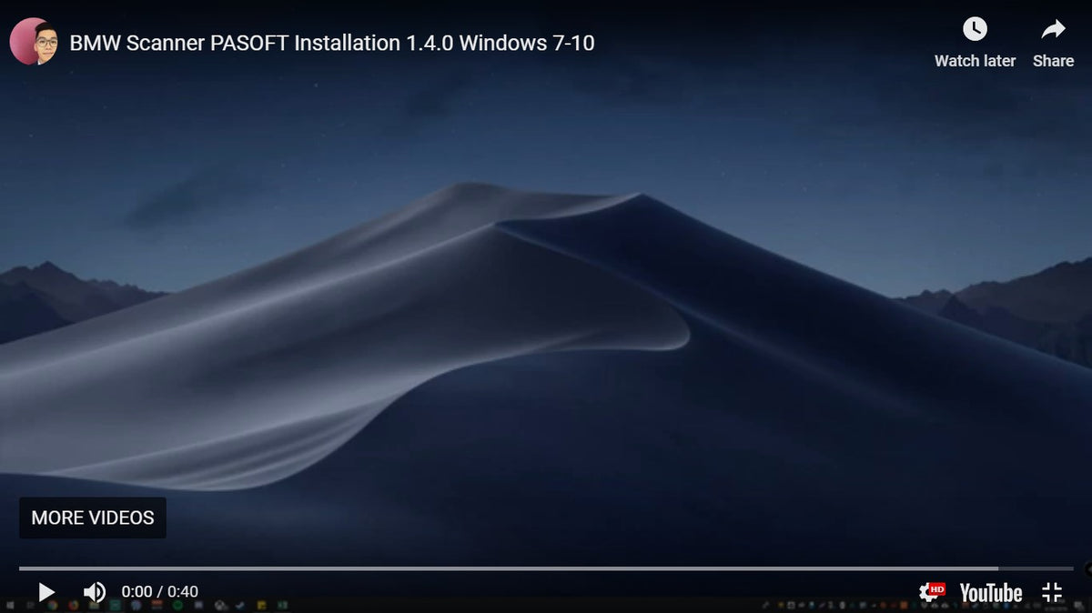 Load video: PASOFT software installation video